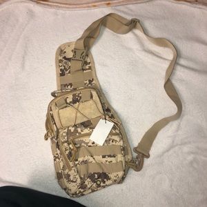 Over the shoulder mini back pack